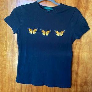 RALPH LAUREN Butterfly Tee